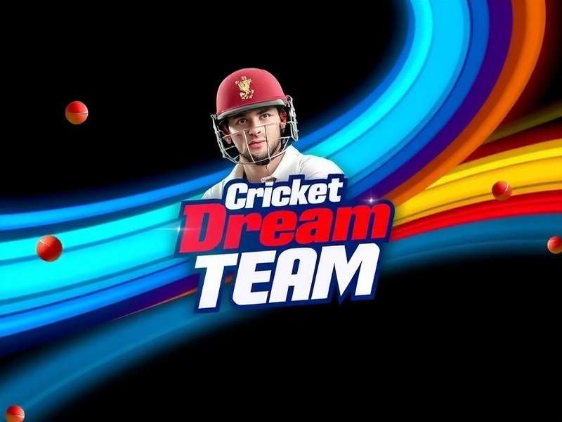 Cricket Dream Team Game Banner
